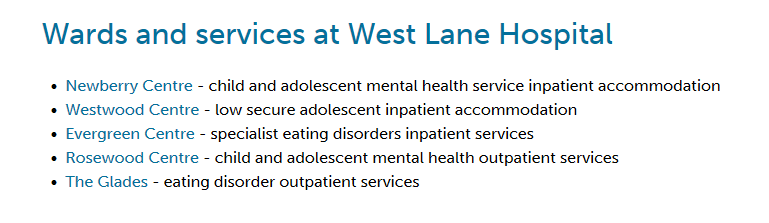 west lane hospital closure